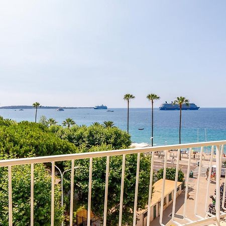 Vue Mer Exceptionnelle Sur Plage Du Midi En 1Re Ligne- 2 Chambres Cannes Exterior photo