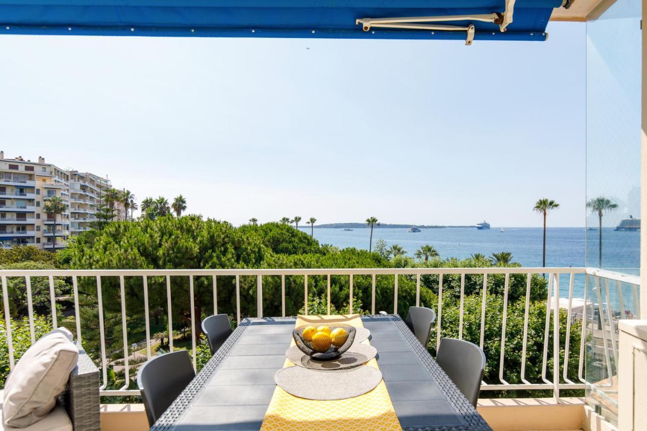 Vue Mer Exceptionnelle Sur Plage Du Midi En 1Re Ligne- 2 Chambres Cannes Exterior photo