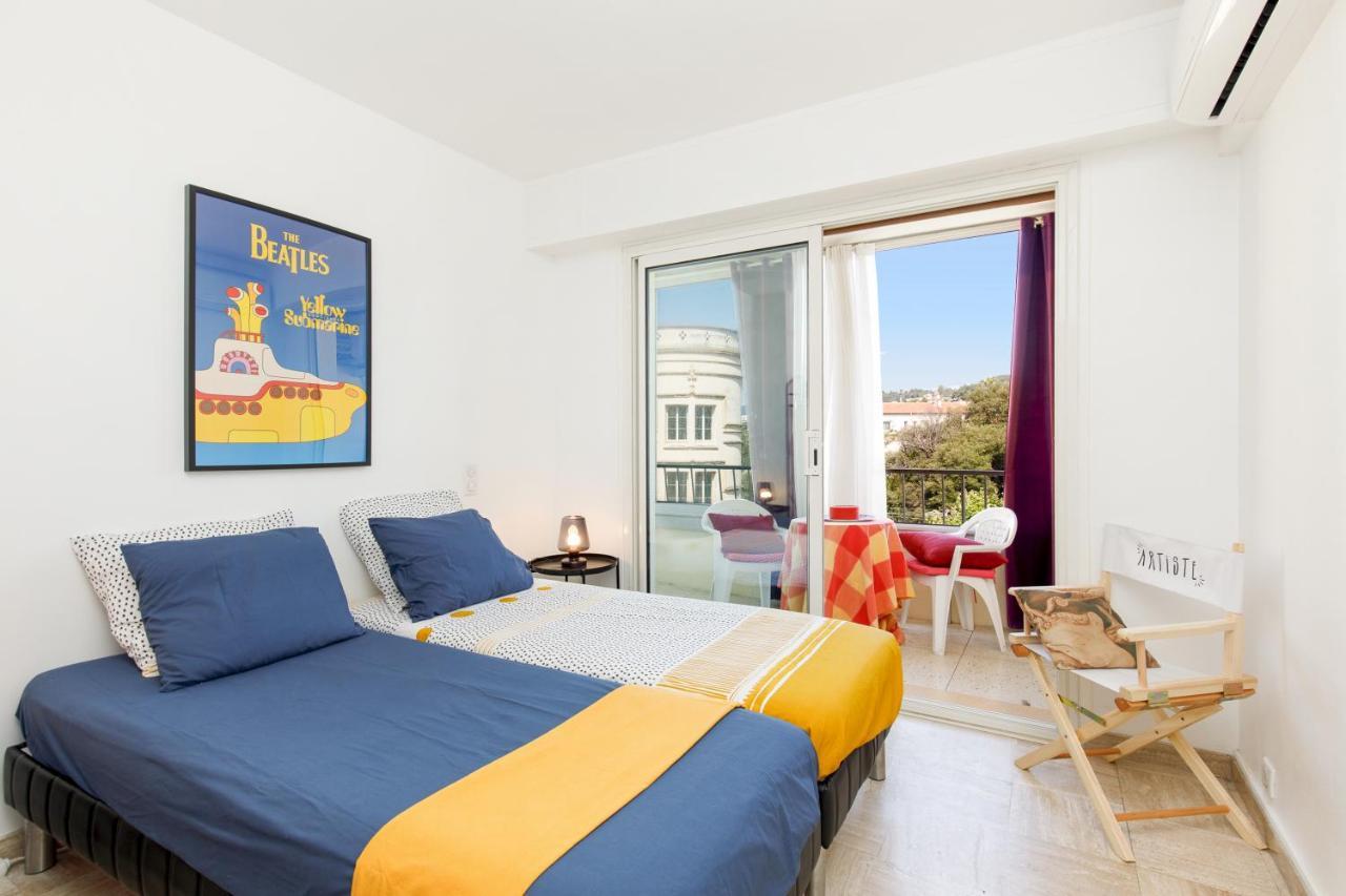 Vue Mer Exceptionnelle Sur Plage Du Midi En 1Re Ligne- 2 Chambres Cannes Exterior photo